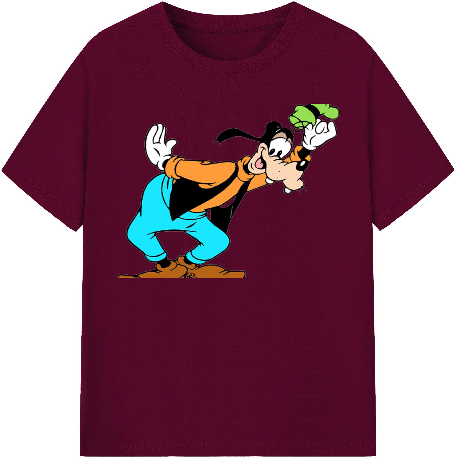 （画像用） ミッキーマウス Mickey Mouse レディースカジュアルプリントTシャツ（綿100％）